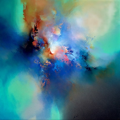 Between Darkness by Simon Kenny - Original Painting on Box Canvas